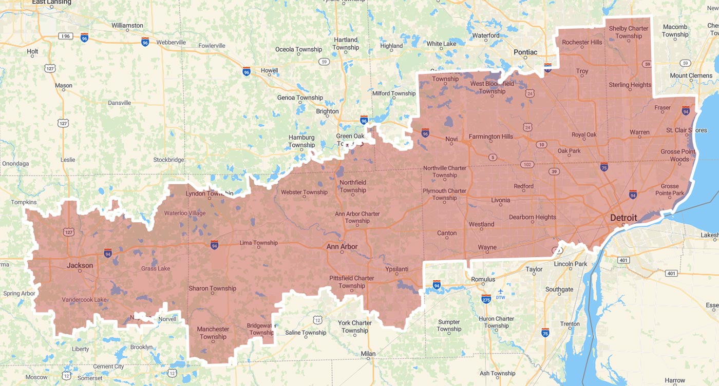 Proudly Serving Southeast Michigan
